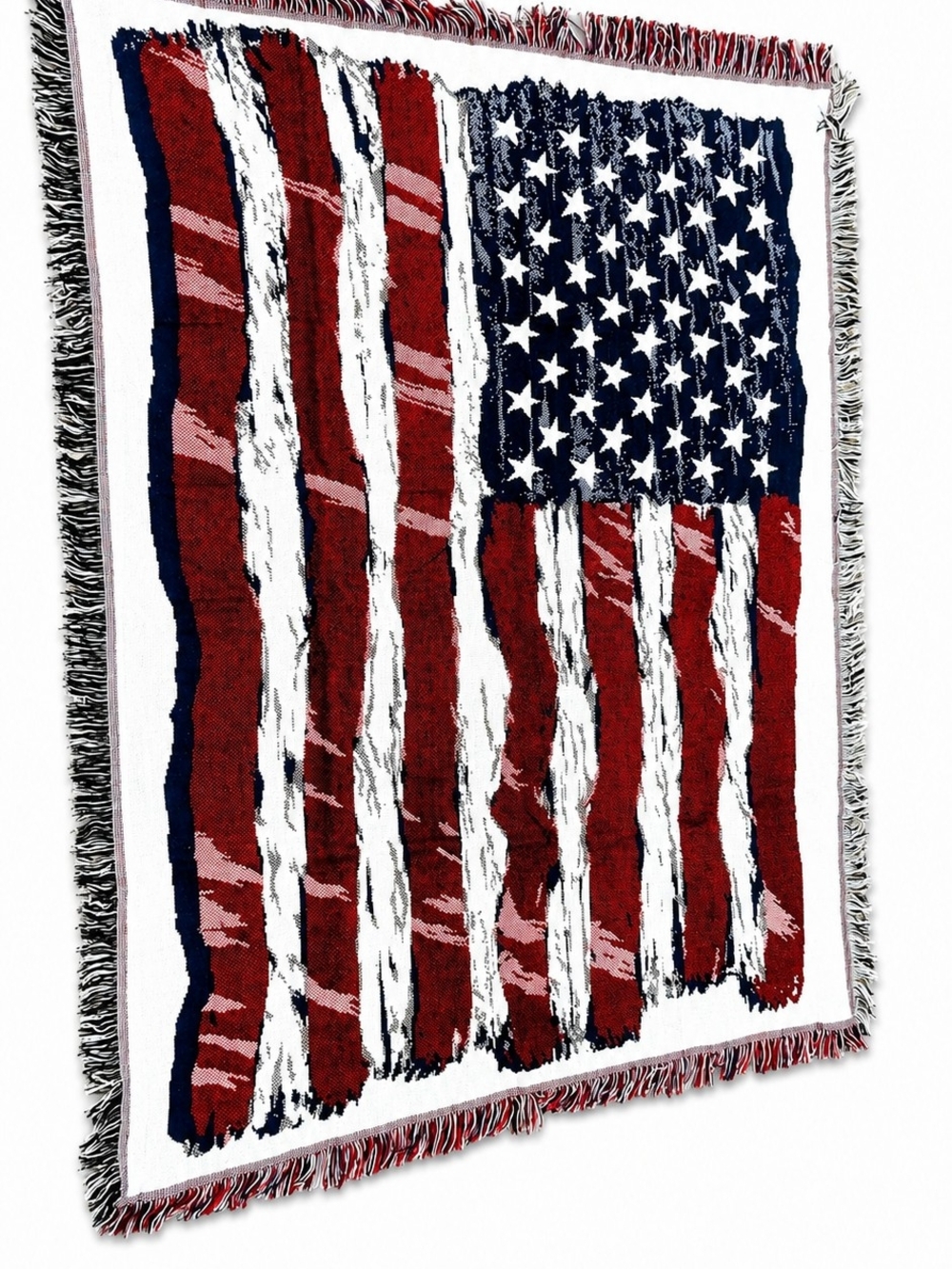 Vintage 90’s The Northwest Company American Flag Tapestry Throw 4th Of July